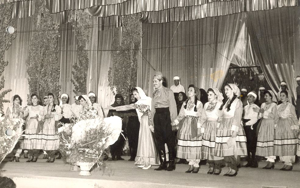 الحضور الأول لفيروز والفرقة الشعبية اللبنانية في معرض دمشق الدولي السادس 1959