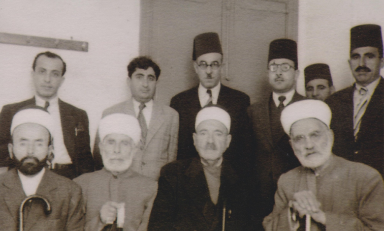تكريم الشيخ صالح العلي في مدينة اللاذقية عام 1945م 