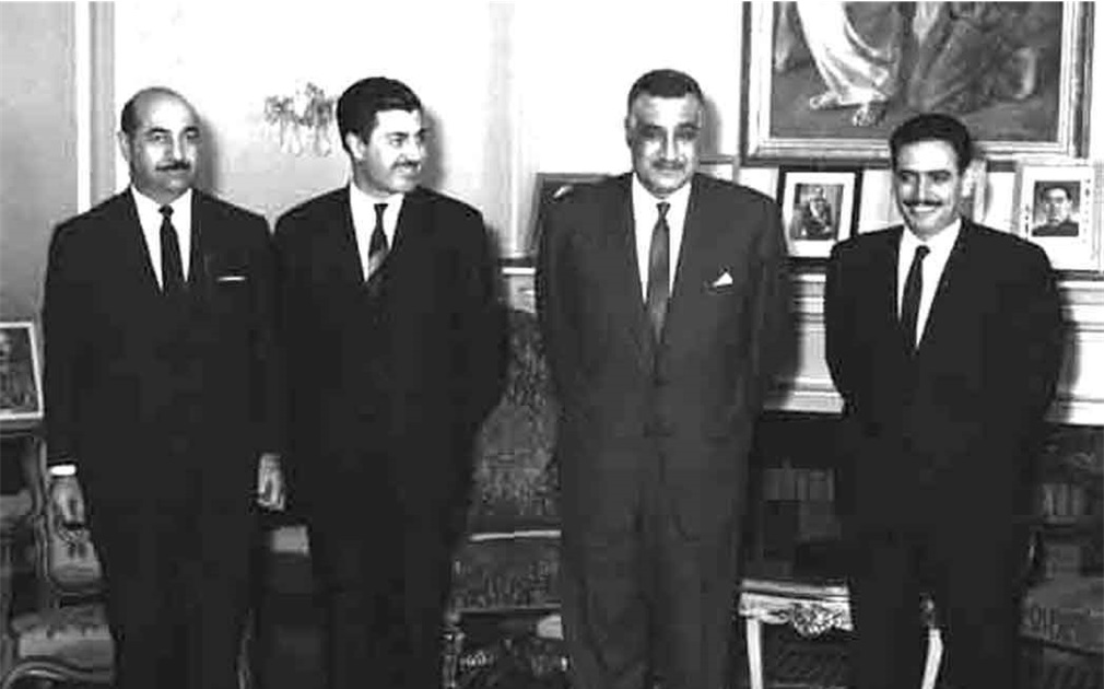 جمال عبد الناصر يستقبل إبراهيم ماخوس - حزيران 1966 (3)