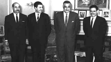 جمال عبد الناصر يستقبل إبراهيم ماخوس - حزيران 1966 (6)
