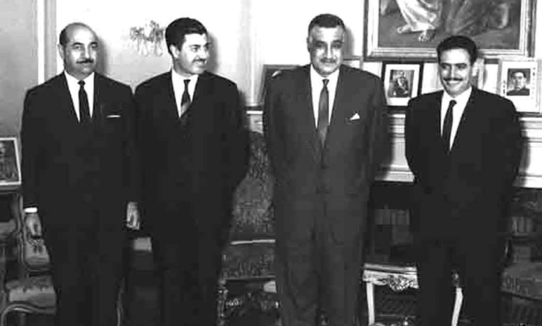 جمال عبد الناصر يستقبل إبراهيم ماخوس - حزيران 1966 (6)