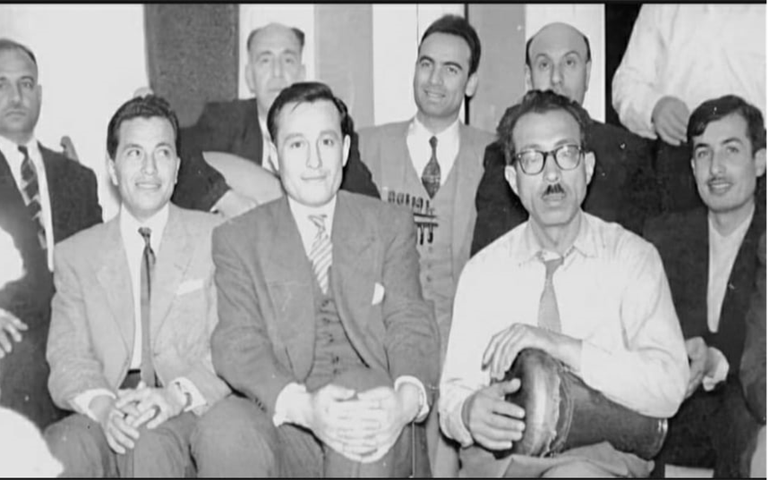 صباح فخري في سهرة فنية في حلب عام 1961