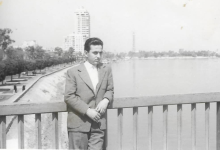 فاروق بوظو على نهر النيل - القاهرة عام 1959