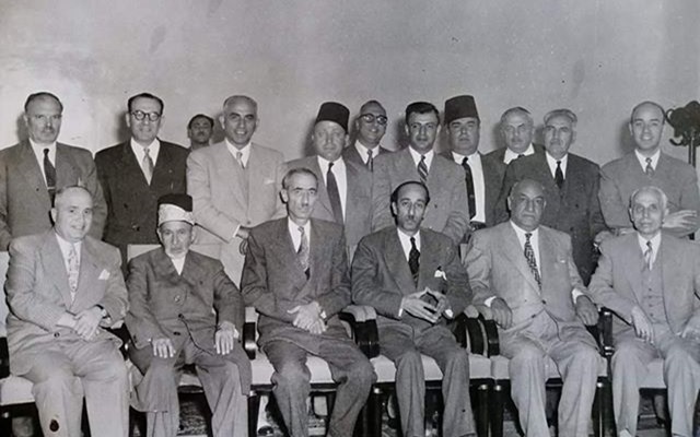 دمشق  1950 - مؤسسو شركة صناعة السكر السورية الوطنية