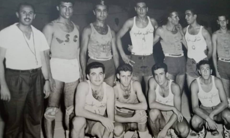 منتخبا حلب واللاذقية 1956