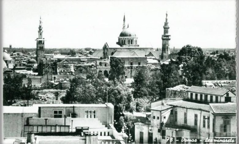 دمشق والمسجد الأموي عام 1940