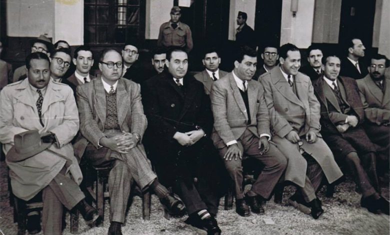 التاريخ السوري المعاصر - حمص 1954- حفل ضباط الاحتياط في ثكنة خالد بن الوليد