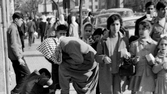 دمشق 1970 - شارع النصر مقابل الإذاعة القديمة
