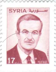 التاريخ السوري المعاصر - طوابع سورية 1995 - طوابع البريد العادي - حافظ الأسد