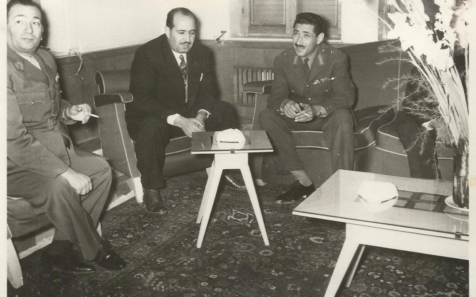 المشير عبد الحكيم عامر والوزير علي بوظو