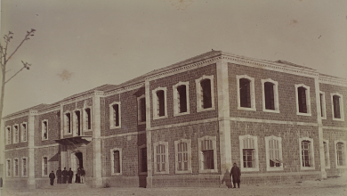 من الأرشيف العثماني 1886 - المخططات المعمارية لدار الحكومة (السرايا الجديدة) بمدينة حمص