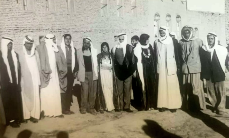 الرقة 1954- من حفل زفاف فيصل حداد علوش العجيلي