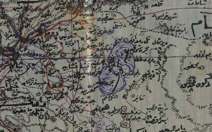 من الأرشيف العثماني 1911 - خريطة قضاء دوما بولاية سورية