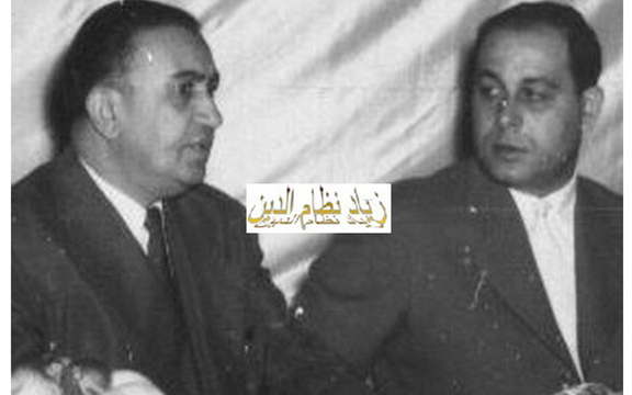 الزعيم توفيق نظام الدين والمقدم مصطفى حمدون