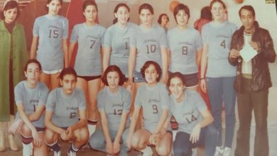 منتخب مدارس دمشق بكرة السلة للآنسات عام 1980