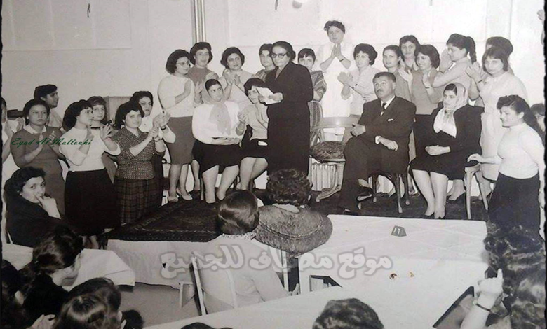 التاريخ السوري المعاصر - طالبات مدرسة التمريض بدمشق عام 1962