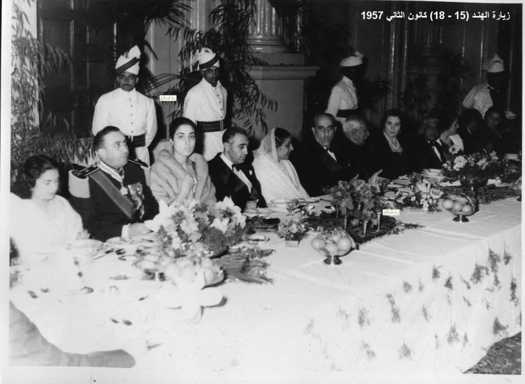 التاريخ السوري المعاصر - زيارة شكري القوتلي إلى الهند عام 1957