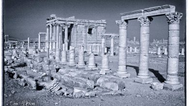 التاريخ السوري المعاصر - معبد بعل شامين في مدينة تدمر عام 1993