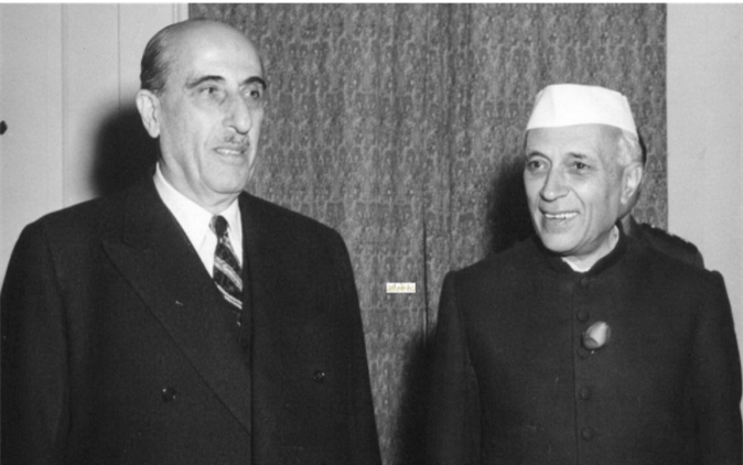 زيارة شكري القوتلي إلى الهند عام 1957