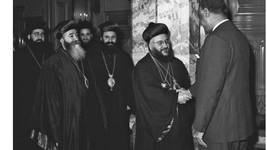 جمال عبد الناصر يستقبل بطريرك السريان الأرثوذكس عام 1959(6)