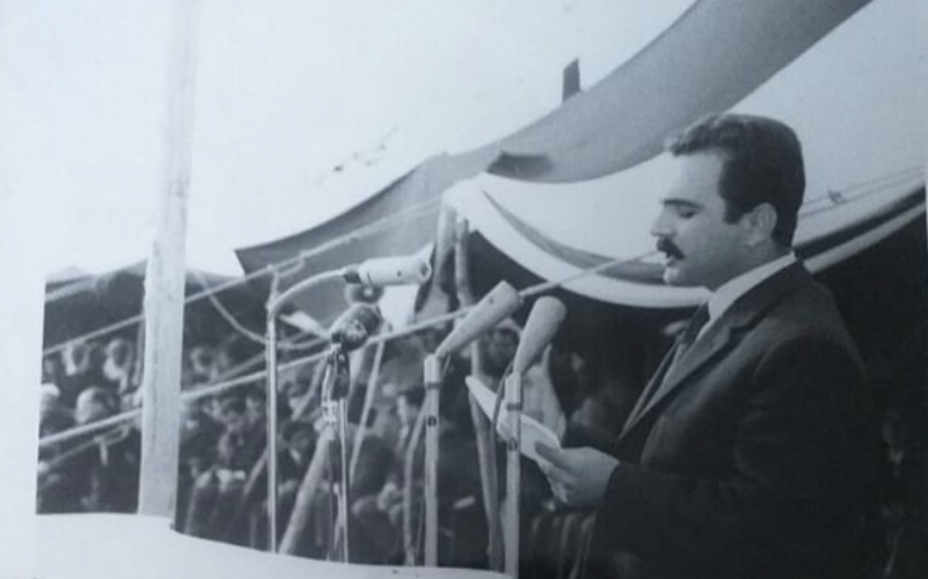 محمد سعيد طالب .. محافظ حمص يلقي كلمة عام 1966