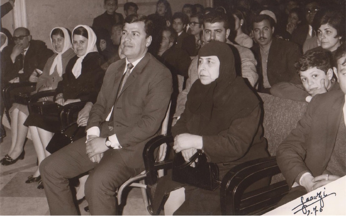 حفل توزيع الجوائز في إعدادية الحكمة في حلب عام 1970