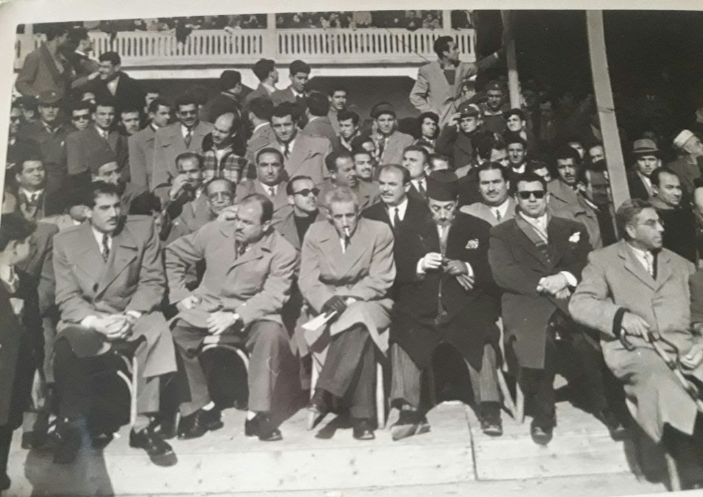 التاريخ السوري المعاصر - مطار النيرب 1956- حفل تخريج دورة المظليين