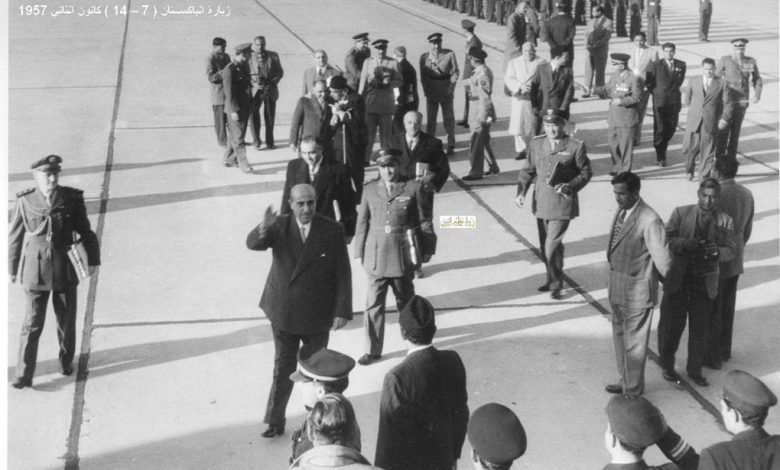 التاريخ السوري المعاصر - زيارة شكري القوتلي إلى الباكستان عام 1957 (16/7)