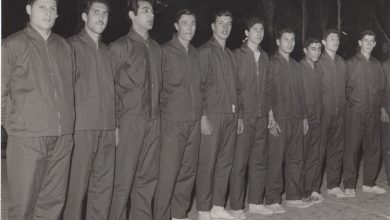 فريق نادي الغوطة الدمشقي بكرة السلة عام 1963-1964