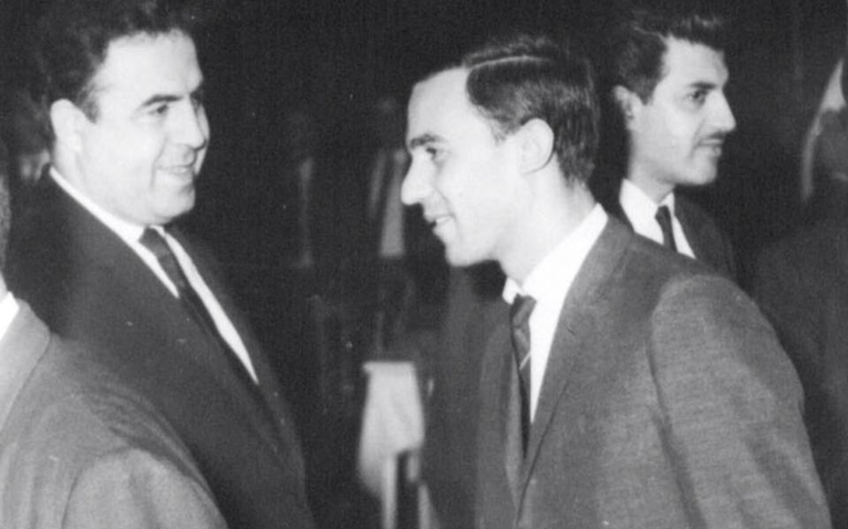 نور الدين الأتاسي ونصر شمالي في دمشق عام 1966
