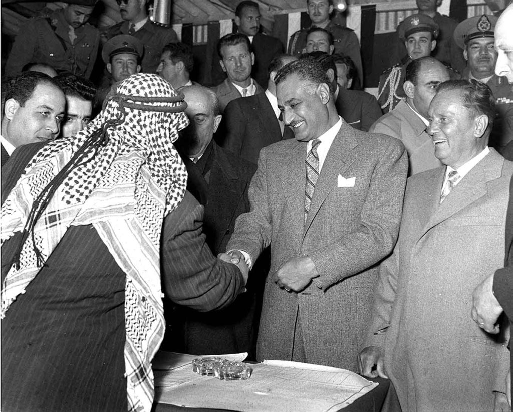 التاريخ السوري المعاصر - زيارة جمال عبد الناصر إلى سورية - آذار 1958