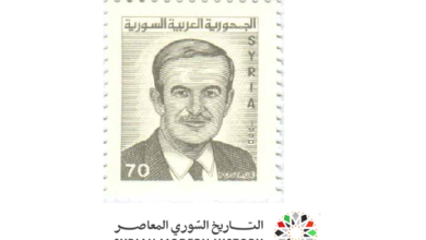 طوابع سورية 1990 - الرئيس حافظ الأسد -بريد عادي