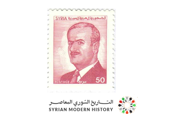 طوابع سورية 1990 - الرئيس حافظ الأسد -بريد عادي 2