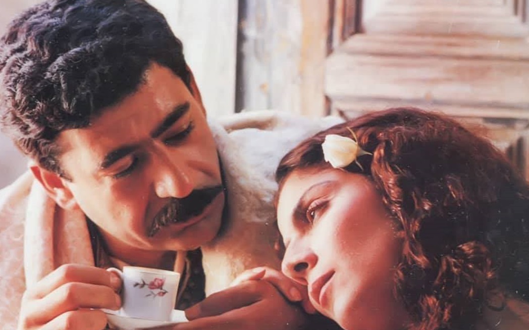 فارس الحلو وصباح الجزائري في فيلم الليل عام 1991