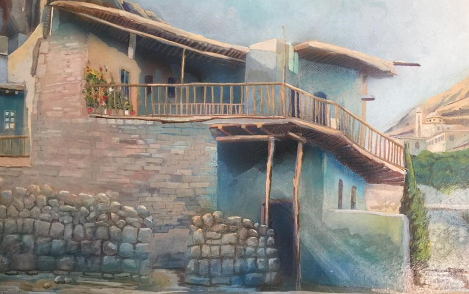 معلولا التسعينات .. لوحة للفنان خالد الأسود (2)