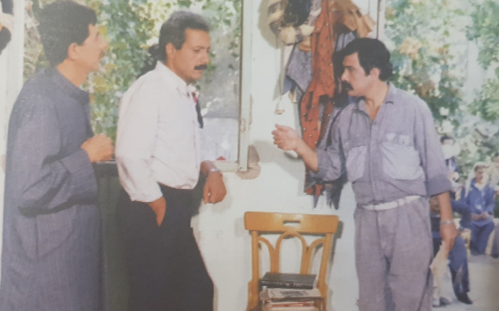 الفنان أيمن زيدان في الفيلم الروائي (الطحالب)