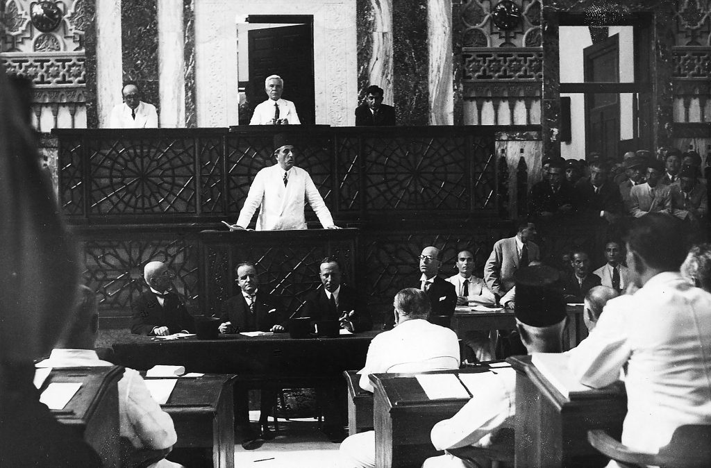 التاريخ السوري المعاصر - أول خطاب للرئيس شكري القوتلي بعد انتخابه عام 1943
