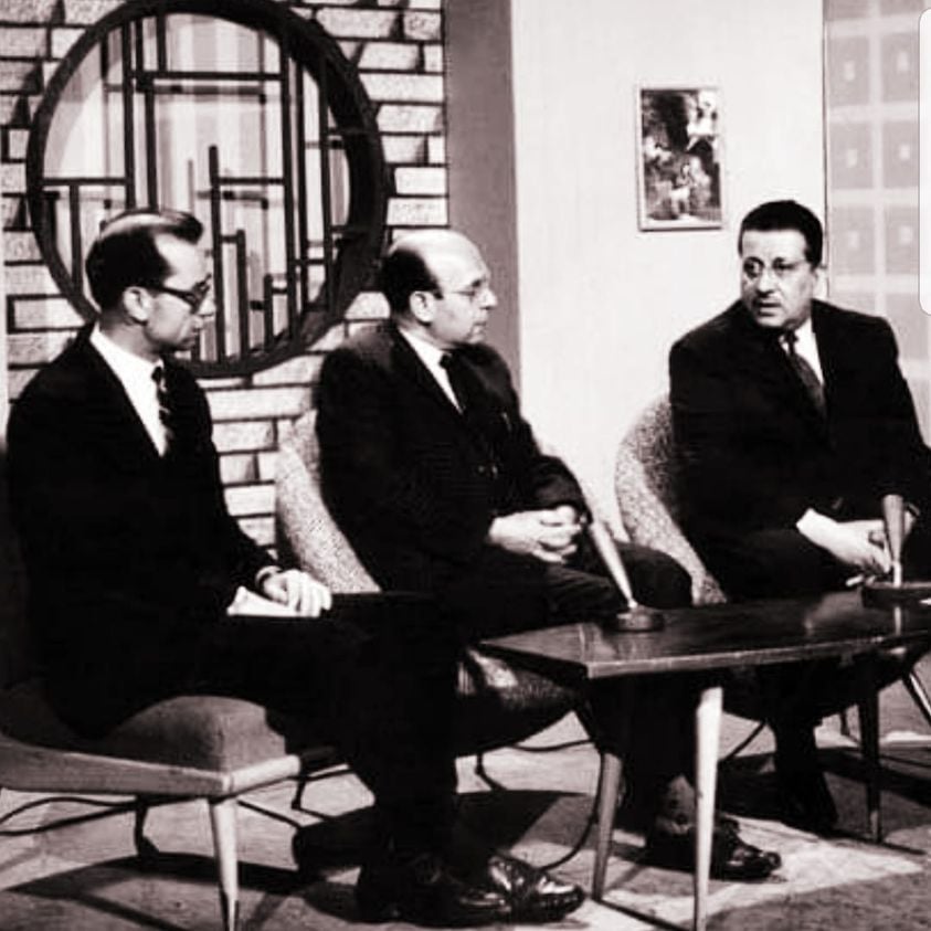التاريخ السوري المعاصر - عبد الغني العطري في ندوة تلفزيونية عام 1962 