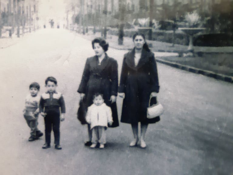 أنيسة مخلوف في القاهرة عام 1960