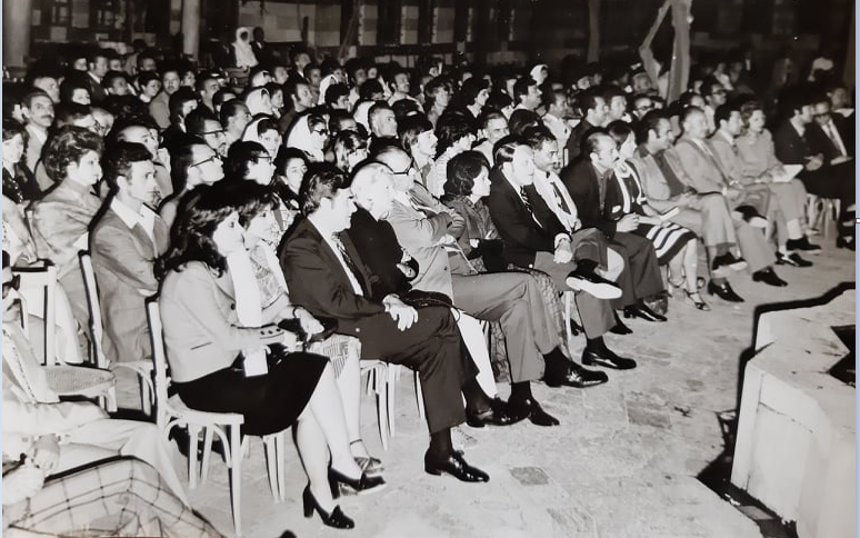 قصر العظم 1974 - الحفل الذي أقيم على شرف الوفد الأميركي - شركة بوينغ (3/1)