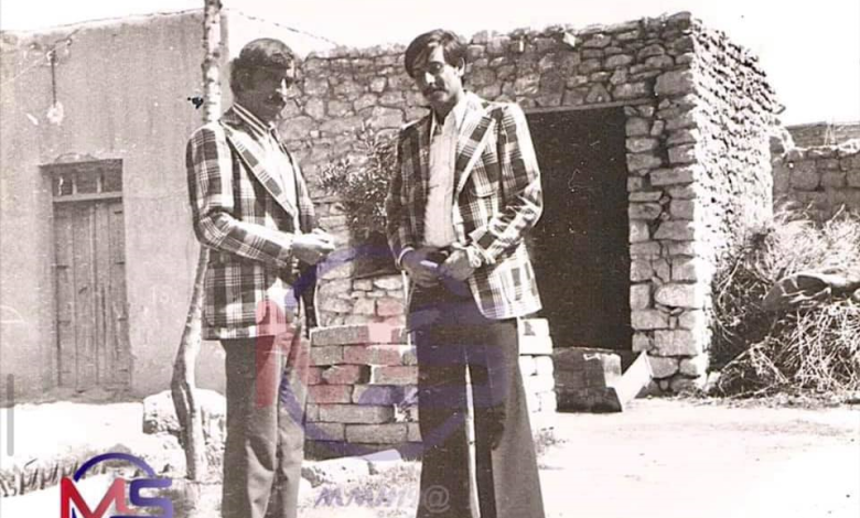 إبراهيم الكنو وعلى الجديان -  الرقة 1975