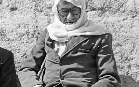 مُزارع  من الغوطة الشرقية باللباس التقليدي عام 1982 (1)