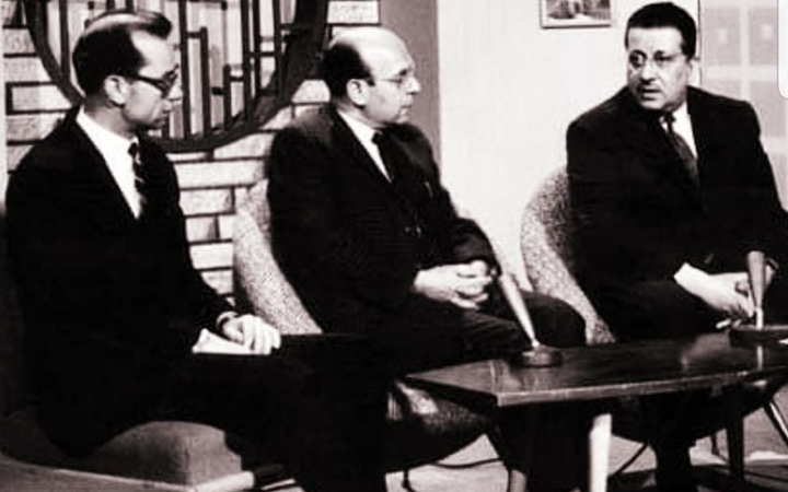 التاريخ السوري المعاصر - عبد الغني العطري في ندوة تلفزيونية عام 1962 