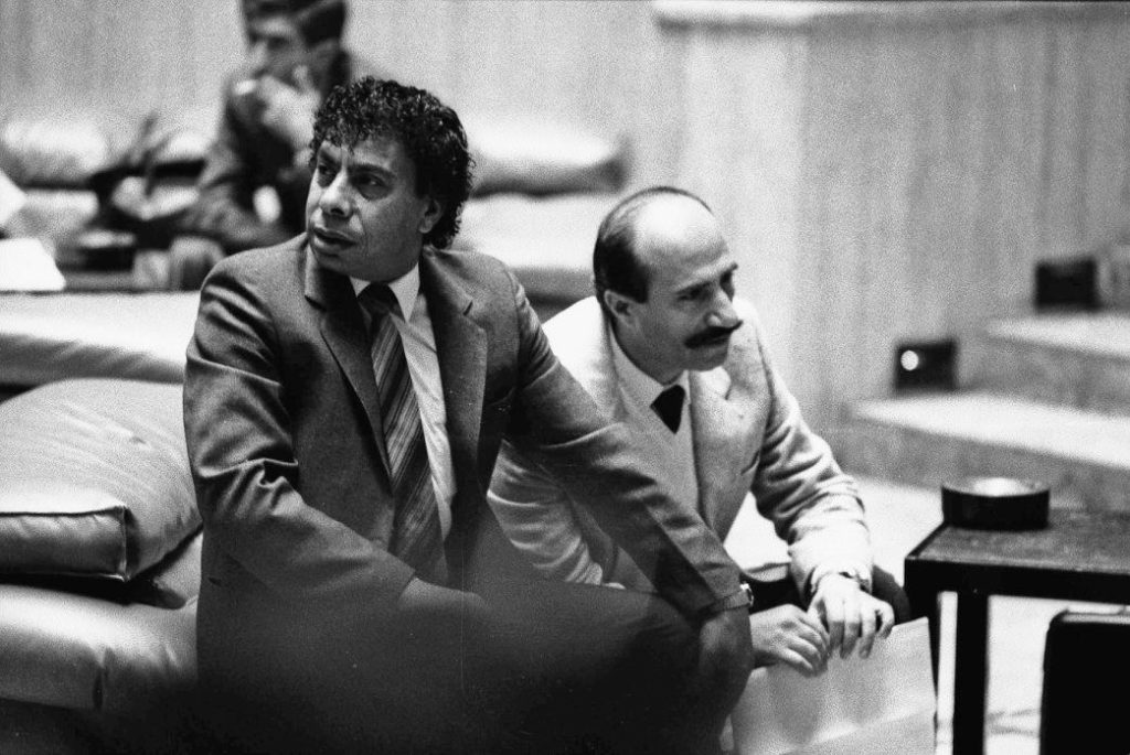 التاريخ السوري المعاصر - ياسين بقوش ويوسف حرب في مهرجان دمشق المسرحي عام 1988