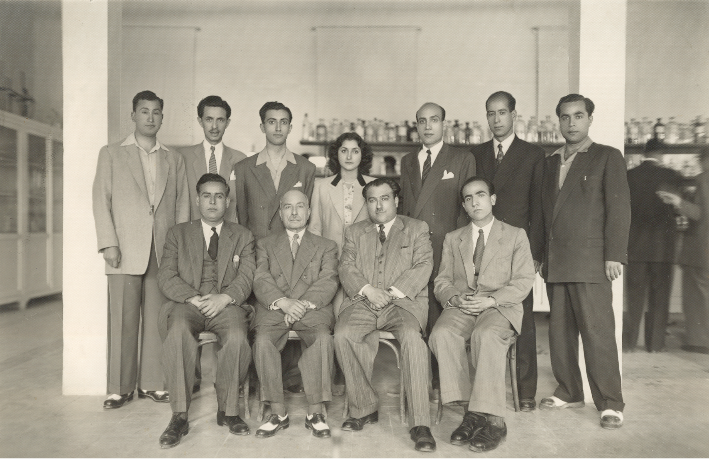 نجاح ساعاتي .. في الجامعة السورية عام 1946