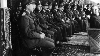 ضباط من الجيش - احتفال عيد الجلاء 1954 (5)