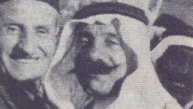 عبد الرحمن الشهبندر مع سلطان الأطرش