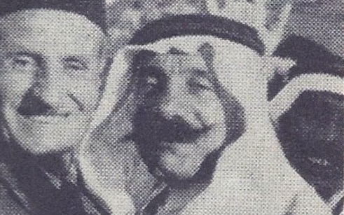 عبد الرحمن الشهبندر مع سلطان الأطرش