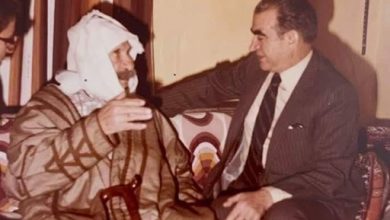 عبد السلام العجيلي في زيارة لـ سلطان الأطرش في سبعينات القرن العشرين (1)