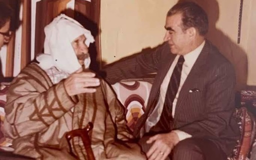 عبد السلام العجيلي في زيارة لـ سلطان الأطرش في سبعينات القرن العشرين (1)